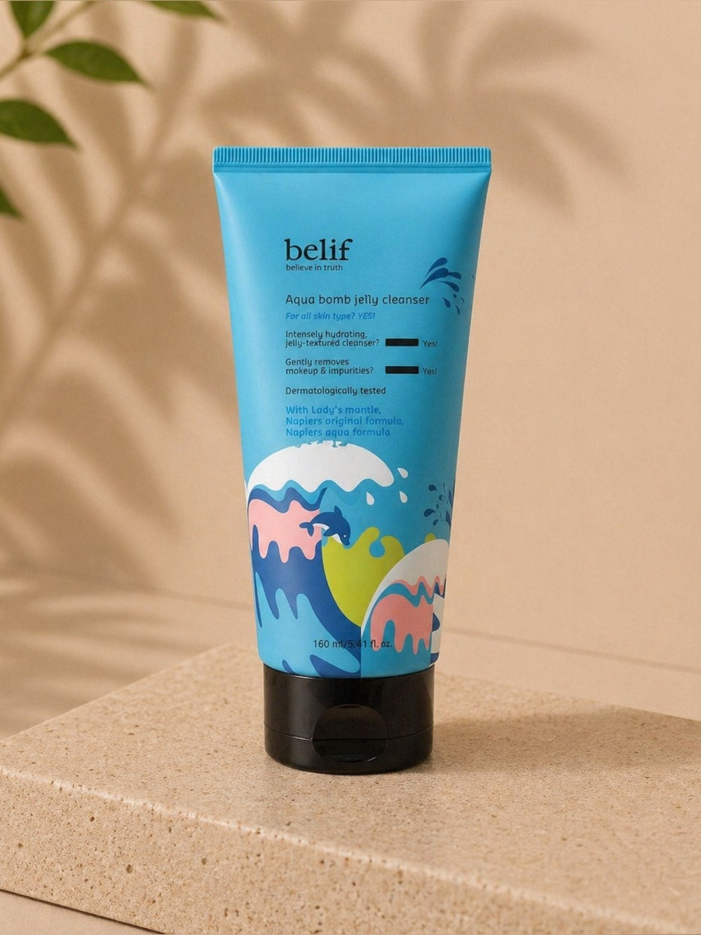 $30 New Sealed Belif Aqua Bomb Hydrating Jelly Cleanser 5.4oz